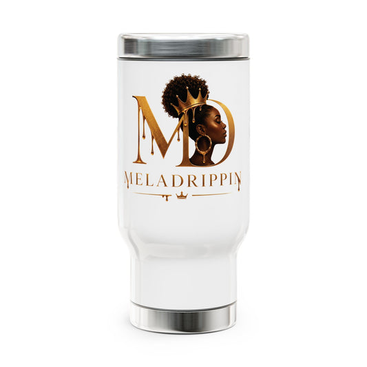 Stainless Steel Travel Mug with Handle, 14oz